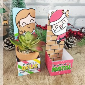 Porta vasinho de planta Hohoho