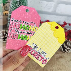 Tag com furo Hohoho