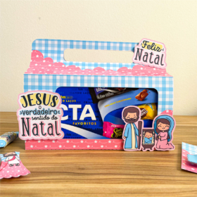 Caixa para caixa de bombons Verdadeiro Natal