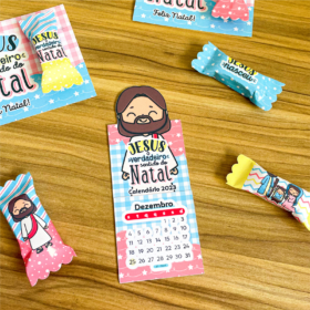 Mini calendário Verdadeiro Natal